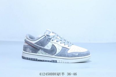 耐克 Nike Sb Dunk Low pro 复古低帮 休闲运动滑板板鞋斯图西 联名 货号 Cf3688-016 41 Dduqy半 36-46