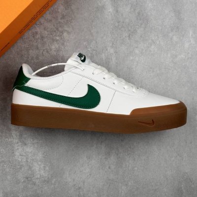 本地210 核心私 耐克 Nike Wmns Court Shot校园风低帮复古篮球板鞋男女运动鞋 延续80年代复古篮球鞋，添加学院风细节。皮革组合鞋面，利落风