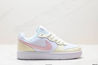 真标耐克 Nike Court Borough Low 低帮百搭透气休闲运动板鞋 经典耐用的设计 兼顾舒适脚感和出众风范 演绎匠心之作 结构性的支撑贴合感结合复