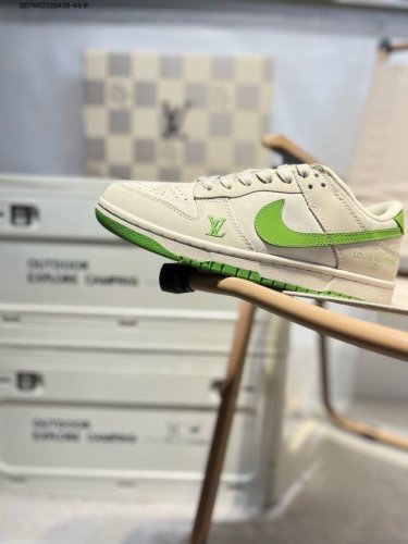 Nike Sb Dunk Low“Lv联名” 周年高端定制 低帮休闲板鞋 定制鞋盒 超高清洁度 皮料切割干净无任何毛边 细节完美Xb3802 Qd7662226