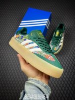 B 公司级阿迪达斯三叶草Adidas Originals Sambae 桑巴舞系列绅士德训足球风百搭低帮休闲运动板鞋 货号:Jh7289 尺码:36 36.5