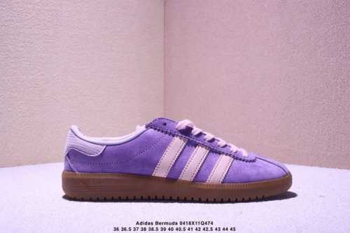 公司级Adidas Originals Bermuda Brmd 时尚复古 耐磨轻便 低帮板鞋 货号:Jr7157 尺码:36 36.5 37 38 38.5