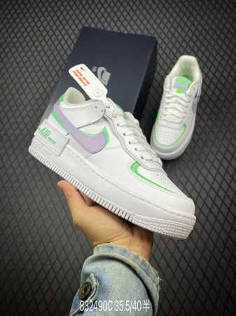c nk Air Force 1 Shadow 空军一号轻量增高低帮百搭板鞋 Cu8591-103 #双层轻量eva发泡中底 防滑rb橡胶外圈底鞋底 尺码：35 - 点击图像关闭
