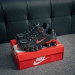 核心私 绝佳减震性能 复古大军老将出征 经典全掌大气柱Nike Shox Tl Metallic Silver 13柱复古前卫悬架气柱慢跑鞋 货号 Cn0151