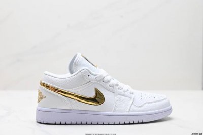 真标nike Air Jordan 1 Low Aj1乔1低帮休闲板鞋 同步官方配色 官方货号:Dc0774-105 Id:Jdd101-Qj D