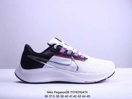 真标耐克nike Air Zoom Pegasus 38 超级飞马涡轮增压马拉松休闲运动慢跑鞋 货号:Dc4566-100 尺码:36-45 Xm1117Q47 - 点击图像关闭