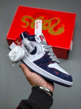 蛇年2025限量发售！#蛇年先行者公司级 #Jordan 1 Low “蓝白蛇勾高奢蛇年定制款” 个性的设计风格以及品牌的经典元素 使其成为一双具有独特身份和价 - 点击图像关闭