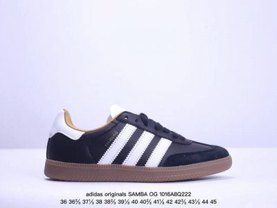Adidas Originals Samba Og Og 舒适百搭简约防滑耐磨低帮 板鞋 男女款黑棕 Xm1016Q222