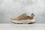 Hoka M Ana Capaz Low Gtx 低帮专业越野跑步鞋 实拍首发 粗矿型的鞋身上脚特别修饰腿型 经典的胖鱼头鞋型 超高颜值 厚重皮质与热压鞋身质感