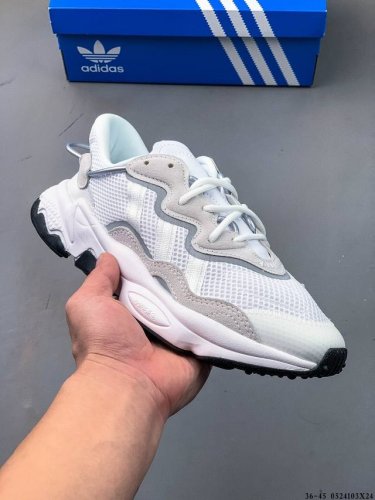 阿迪达斯Adidas Originals Ozweego 简版椰子 轻便透气 水管老爹鞋 0524103X24
