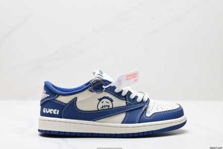 390 公司级Aj1倒勾Travis Scott X Air Jordan 1 ” Reverse Mocha “ Aj1乔1 Ts 闪电 联名倒钩 低帮文化篮 - 点击图像关闭
