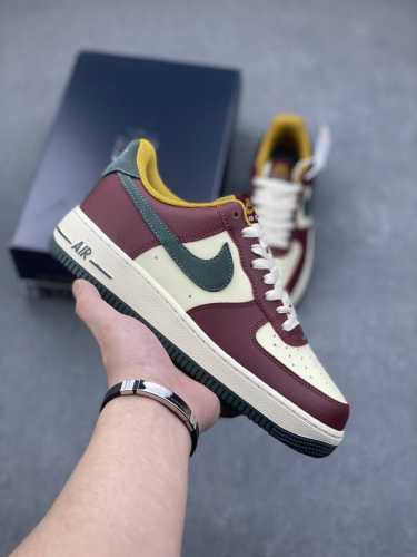 秋冬新品 公司级 Nike Air Force 1 Low ’07 黑麂皮夜光空军一号低帮休闲板鞋 原厂麂皮 原楦原纸板 纯正版型 正品nfc感应芯片 高清洁度
