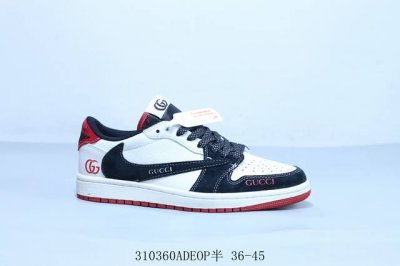 170 乔丹Air Jordan 1 Low Aj1 乔1低帮复古文化休闲运动篮球鞋倒勾 联名 310360Adeop半 36-45