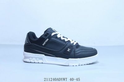 Lv路易威登Louis Vuitton Trainer Sneaker Low五代板鞋休闲运动文化百搭板鞋 211240Adywt 40-45