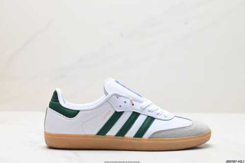 真标阿迪达斯三叶草adidas Originals Samba Og 桑巴舞系列绅士德训足球风百搭低帮休闲运动板鞋 货号:Ie3437 尺码:36 36.5 3