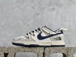 放店私nk Sb Dunk Low 北面系列-绑带猪八藏蓝勾 周年高端定制 低帮休闲板鞋 Dm6868-001 #定制鞋盒 大厂纯原品质出货 超高清洁度 皮料切