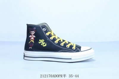 Converse Chuck All Star Peaches 匡威哪吒高帮刺绣厚底增高帆布鞋 212170Adopr半 35-44