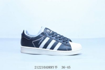 阿迪达斯Adidas Originals Superstar防滑耐磨轻便透气 低帮 贝壳头板鞋 212210Adrry半 36-45