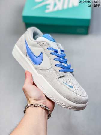 耐克nike Sb Force 58 运动滑板鞋。这是一款将前沿创新带入街头的单品，它具有硫化杯底，具有出色的耐用性和灵活性。使用柔软皮革和帆布拼接，在饰面上放 - 点击图像关闭