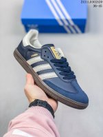 阿迪达斯adidas Samba Og 经典藏青男女百搭德训运动休闲鞋id2056 尺码：36-45 编码：11Ld302A20
