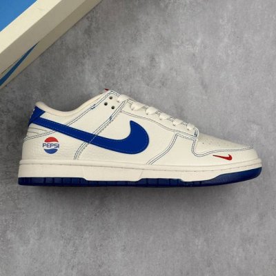 本地 核心私 Nk Sb Dunk Low 百事可乐 周年高端定制 低帮休闲板鞋 #定制鞋盒 大厂纯原品质出货 超高清洁度 皮料切割干净无任何毛边 细节完美 货