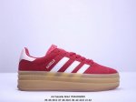 Ad Originals Gazelle Bold IG4389 三叶草厚底休闲防滑耐磨低帮板鞋 #原厂原数据版型 原厂皮料切割干净无任何毛边 鞋型细节完美 超
