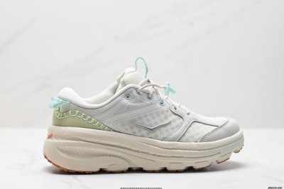 公司级Hoka One One Bondi B3 复古舒适防滑耐磨 低帮 山地户外跑步鞋 货号:1155351 尺码:36 36.5 37.5 38 38.5