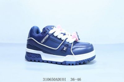 210 Lv路易威登Louis Vuitton Trainer Sneaker Low休闲运动文化百搭篮球鞋 胖丁 310650Aduoi 36-46