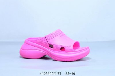 Balenciaga Mold Rubber Slide Sandals 巴黎世家系列 轮胎底 露趾涉水百搭潮流休闲运动凉拖鞋 410560Aduwi 35-4