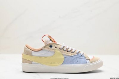 公司级nike Blazer Mid‘77 Jumbo 经典百搭低帮开拓者休闲运动板鞋 真硫化铝楦制作 原厂布料拼接 独家裁片完美鞋型 台湾进口软感荔枝头层皮