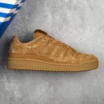 本地 核心私 阿迪达斯 三叶草Adidas Originals Forum 84 Low Cl罗马系列低帮复古系带百搭休闲运动板鞋“麂皮麦黄生胶底” #男女鞋真