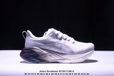 公司级Asics Novablast 4 轻量跑鞋 低帮轻量透气缓震休闲运动跑步鞋 货号:1012B510-401 尺码:36 37 37.5 38 39 39