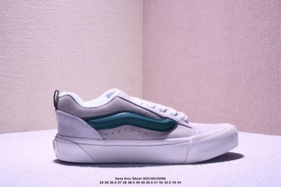 Vans Knu Skool Vans面包鞋银灰白黑系带减震耐磨低帮板鞋男女同款 银灰白黑 颜色：银灰白黑 尺码：35 36 36.5 37 38 38.5 3