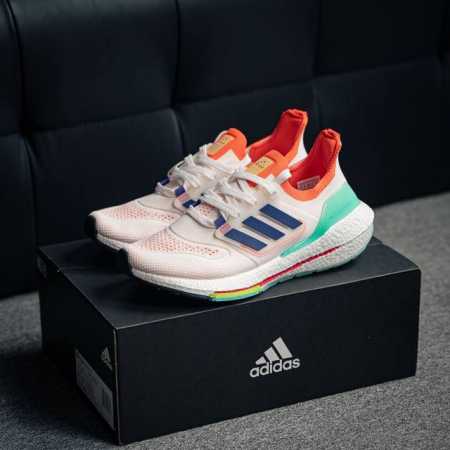 阿迪达斯三叶草 Adidas Ult Ub Pureboost 21系列 抗扭转舒适 织物耐透气 低帮跑步鞋 男款 炫彩色 炫彩色 货号：Gy8688 尺码：3 - 点击图像关闭