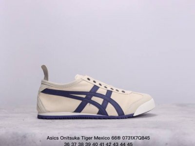 asics 亚瑟士 男女鞋真标半码制 日产经典老牌-鬼塚虎 Onitsuka Tiger Mexico 66经典墨西哥系列复古经典百搭板鞋帆布休闲运动鞋慢跑鞋。