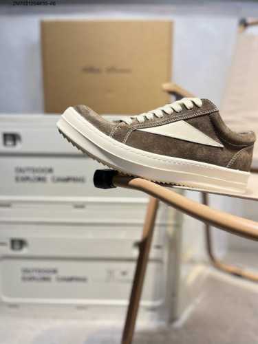 Rick Owens Drkshdw 瑞克 欧文斯时尚运动板鞋 原楦开发纸版版型 Zp拆解原版1:1复模裁片纸版 力求做到0错位 这样才能达到和Zp一致的鞋型味