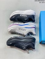 hoka One One Bondi舒适防滑耐磨低帮休闲跑步鞋男女款1162013-Bwht 尺码：见图 编码：05Jwd309A07