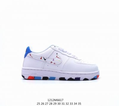 萌娃童鞋！耐克 Nike Air Force 1 空军一号 轻便透气低帮 休闲凉鞋板鞋，编码1212M6617