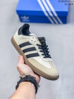 Adidas Originals Samba Og Og 舒适百搭简约防滑耐磨低帮 板鞋 男女款黑棕 尺码：35-45半 编码：10Ld317A14