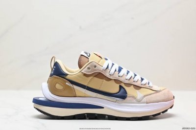公司级耐克华夫 双勾 牛津布+翻毛皮面料 厚底 Nike Ldwaffle Sacai 原装抽屉礼盒 日式解构美学联名 重叠双钩解构设计前卫华夫变形双底休闲慢跑