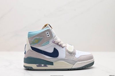 真标Nike Air Jordan Legacy 312 High Aj312 耐克乔丹三合一混合版本高帮文化休闲运动篮球鞋 货号:Av3922-126 尺码: