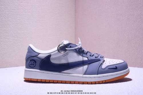 海外爆款限量发售！Nike Jordan Air Jordan 1“蛇年限定 双拼黑蛇鳞” 高端定制 低帮 复古 减震 防滑 耐磨 篮球鞋 定制鞋盒 大厂纯原品