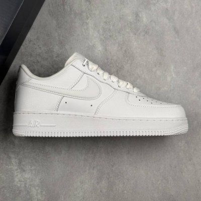 本地 核心私 Nike Air Force 1 Low 全白荔枝纹金扣 空军一号低帮运动休闲板鞋 官方同步 原装级别 原楦头原纸板 打造纯正空军版型#专注外贸渠