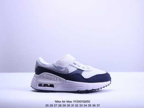 童鞋耐克Nike Air Max systm经典复古小气垫缓震跑鞋 鞋面由皮革和织物打造，犀利的条线打造出酷劲十足的视觉效果 网布鞋面增强透气性，穿着极为舒适