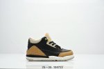 童鞋Air Jordan 3 Retro 复刻白水泥 Aj3 乔丹3代 Aj3 乔3 经典复刻白水泥 乔丹篮球鞋系列 鞋身以白色为主调，采用优质皮革材质搭配鞋头