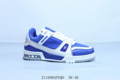 Lv路易威登Louis Vuitton Trainer Sneaker Low休闲运动文化百搭篮球鞋 211690Apeqo 36-46