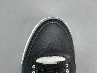 渠道优势 ！ Og版Aj3 Jordan Air Jordan 3 Retro Rare Air 舒适百搭 防滑耐磨 中帮 复古篮球鞋 男款 黑灰红 尺码36-
