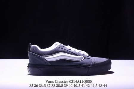 Vans Classics Knu Skool 苏格兰格纹拼接 厚鞋舌面包鞋 Vans联名超火的土豆鞋，复古经典，鞋头放大、包边上移加厚、鞋舌加厚。Vans C - 点击图像关闭