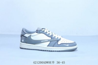 乔丹Air Jordan 1 Low Aj1 乔1低帮复古文化休闲运动篮球鞋 倒勾 暴力熊 货号 Xd1568-106 421200Adwoe半 36-45