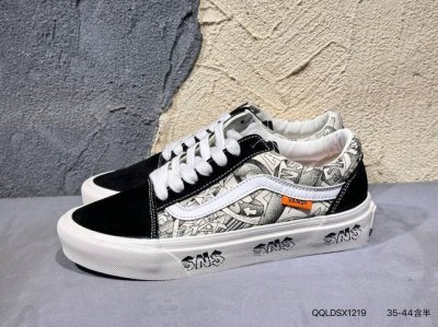 新品上市实拍 Vans Old Skool 万斯经典黑低帮休闲板鞋Qqldsx1219